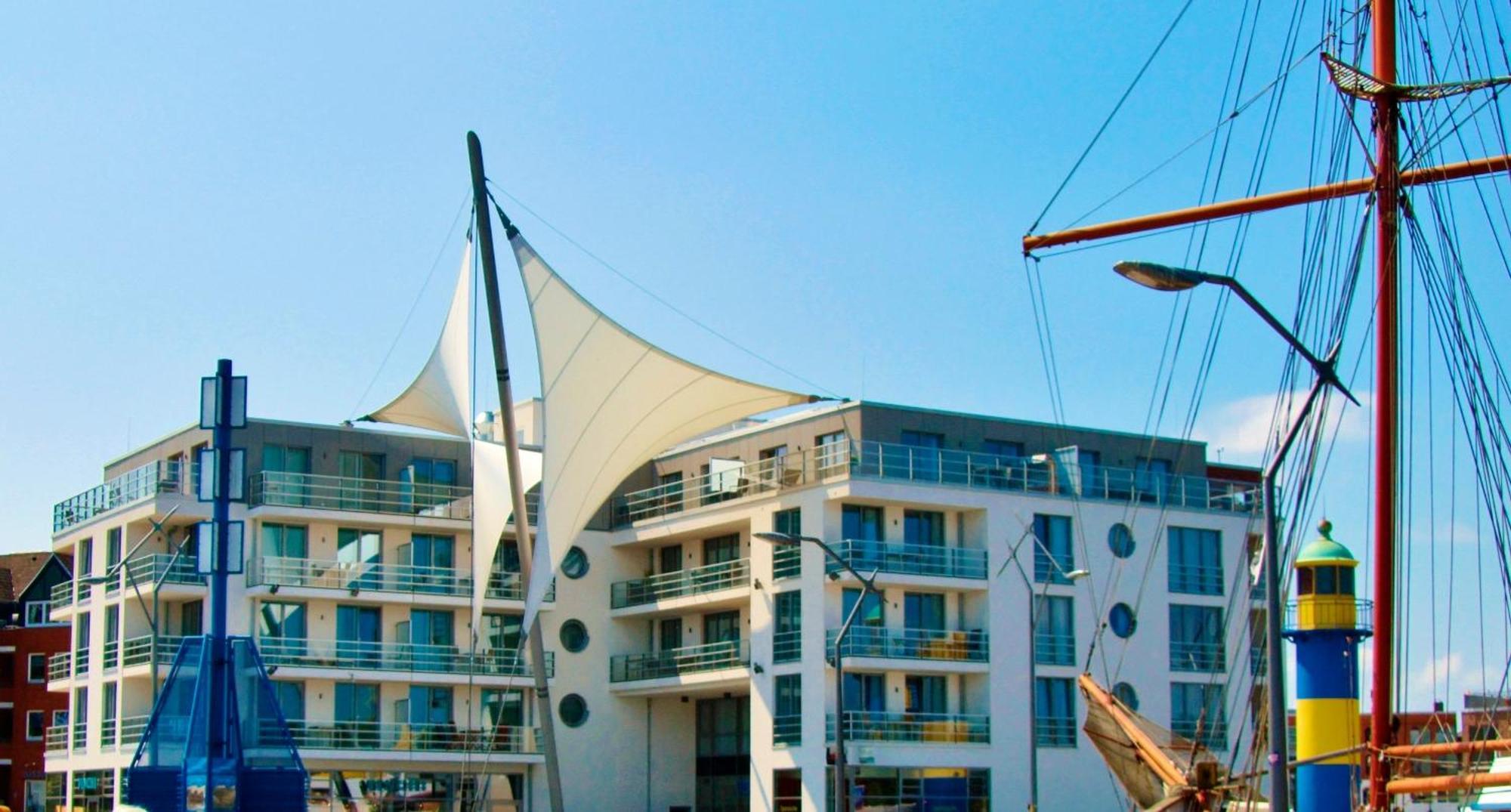 Apartment 12 - "Silbermoewe I" - Blickrichtung Yacht- Und Binnenhafenoffenes Meer Eckernfoerde Exterior photo