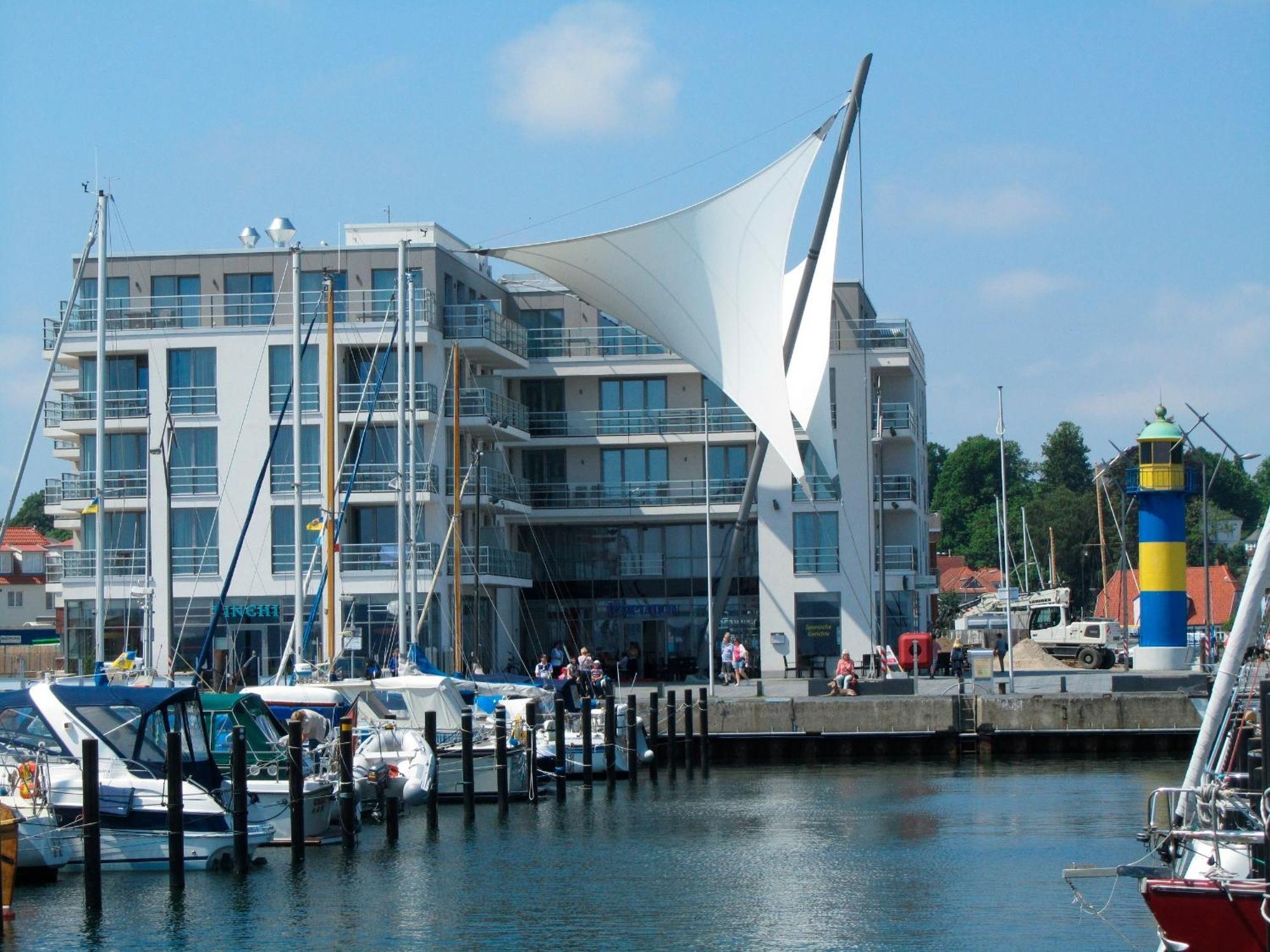 Apartment 12 - "Silbermoewe I" - Blickrichtung Yacht- Und Binnenhafenoffenes Meer Eckernfoerde Exterior photo